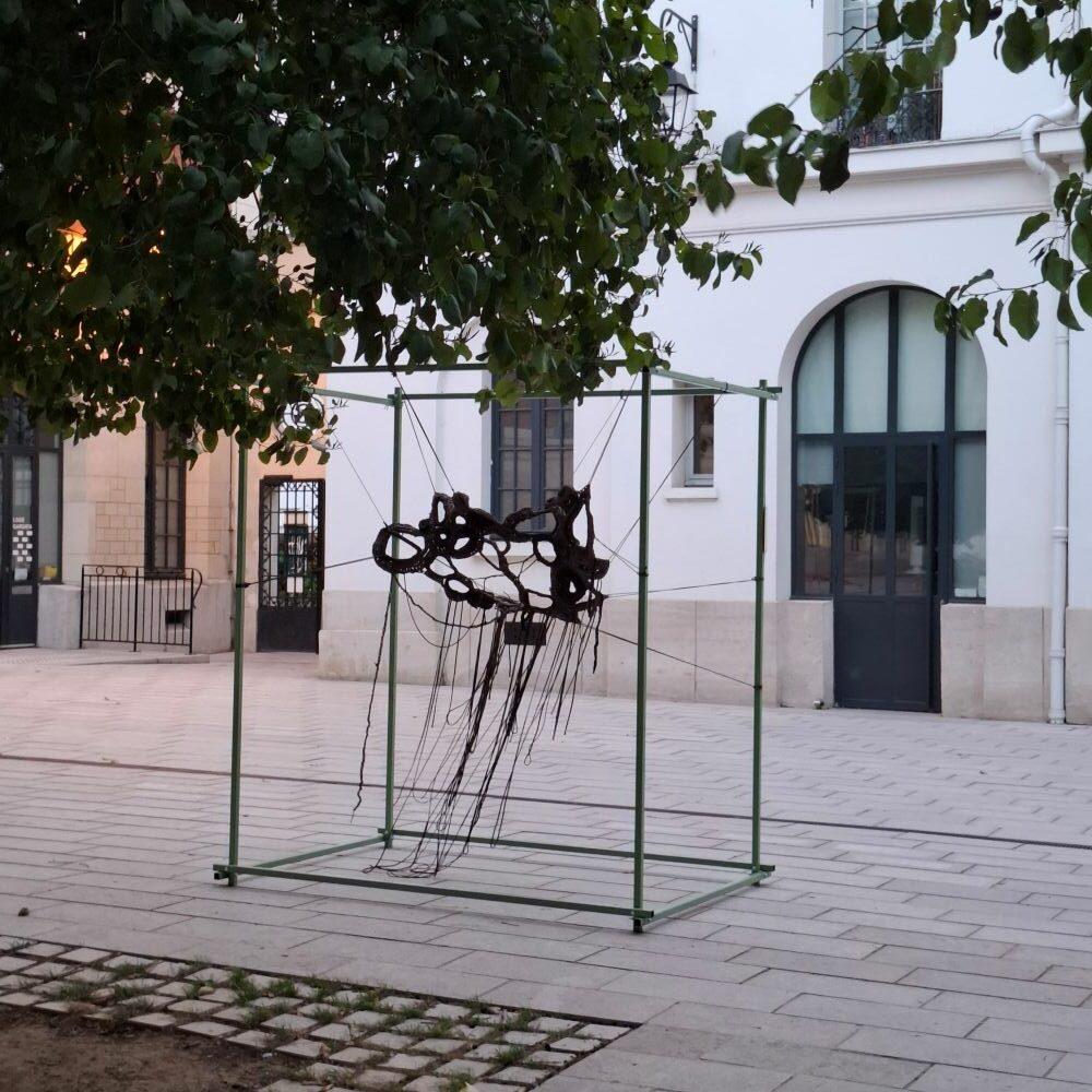créativité du tressage - réalisation devant notre café