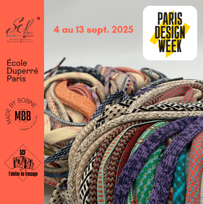 La Paris Design Week 2025 , SCF, Made By Bobine et l’école Duperré à la Caserne des Minimes dans le Marais à Paris