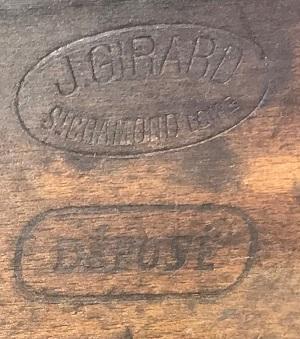 Maker's mark of a loom manufacturer
© SCF – 2015 – Maker's mark of a loom manufacturer
